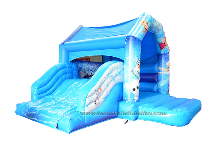 Frozen Olaf Bounce House With Slide FWZ352